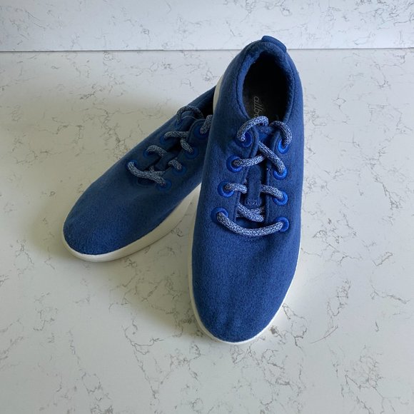 NWT Allbirds Limited Edition Hazy Cobalt Women’s Wool Runners Sneakers Size 7 - Picture 2 of 12
